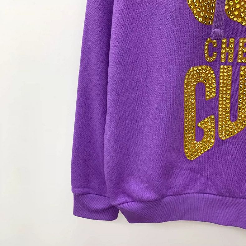 Gucci Gucci Purple Hoodie with Cherry Design Size M / US 6-8 / IT 42-44 - 4 Thumbnail