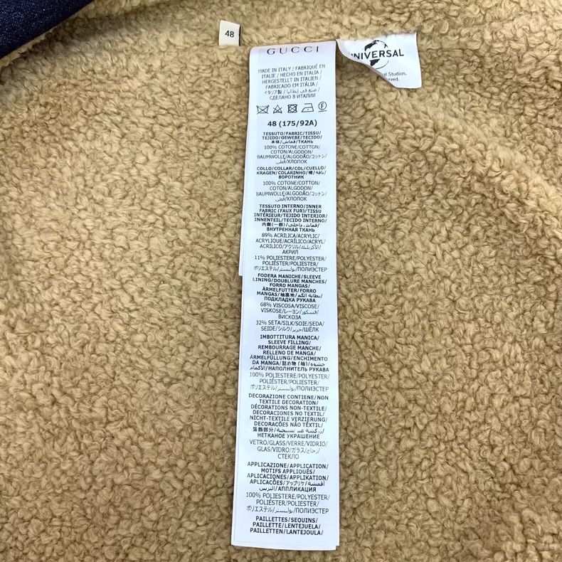 Gucci Gucci Deep Blue Denim Jacket with Studs Size M / US 6-8 / IT 42-44 - 7 Thumbnail