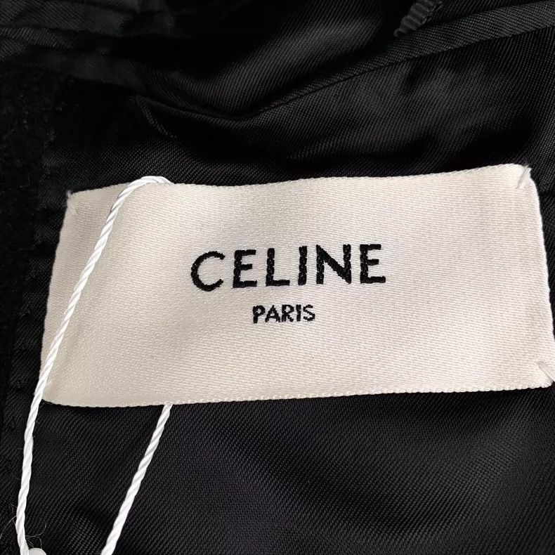 Celine Celine Black Wool Long Sleeve Jacket Size S / US 4 / IT 40 - 5 Thumbnail
