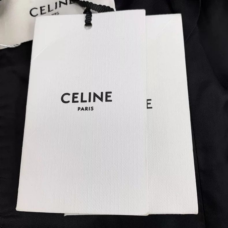 Celine Celine Black Wool Long Sleeve Jacket Size S / US 4 / IT 40 - 8 Thumbnail