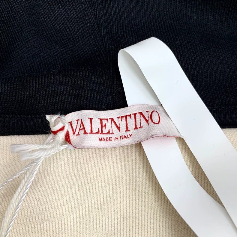 Valentino Valentino Logo Embroidered Hooded Sweatshirt Size XS / US 0-2 / IT 36-38 - 6 Thumbnail