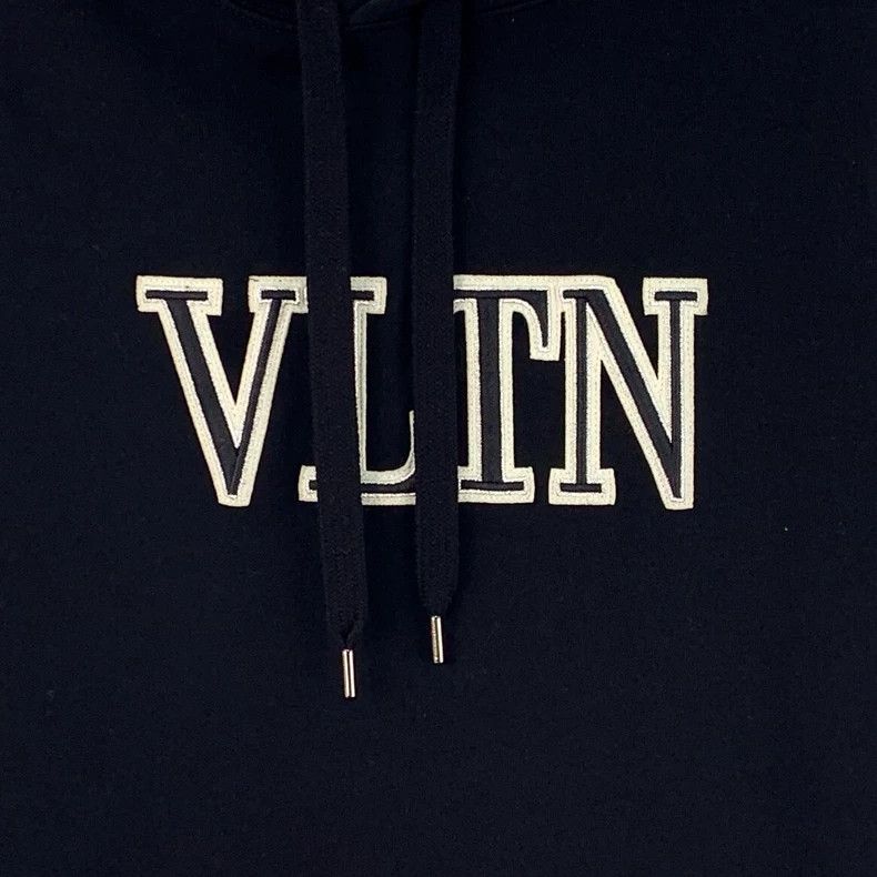 Valentino Valentino Logo Embroidered Hooded Sweatshirt Size XS / US 0-2 / IT 36-38 - 4 Thumbnail