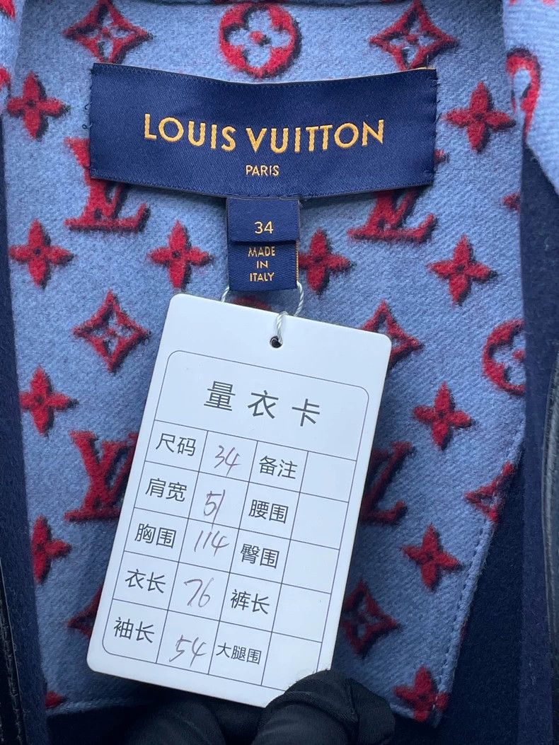 Louis Vuitton LV Logo Wool Zip Jacket Size XS / US 0-2 / IT 36-38 - 7 Thumbnail