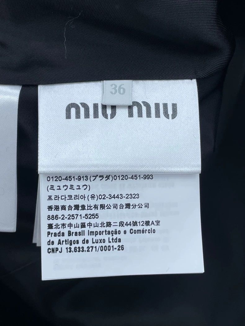 Prada Miu Miu Black Velvet Hooded Outerwear Size S / US 4 / IT 40 - 3 Thumbnail
