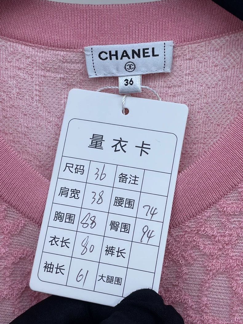 Chanel Chanel Pink Camellia Waist Dress Size S / US 4 / IT 40 - 6 Thumbnail