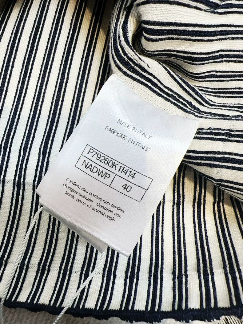 Chanel Chanel Striped Blue and White Jacket Size L / US 10 / IT 46 - 6 Thumbnail