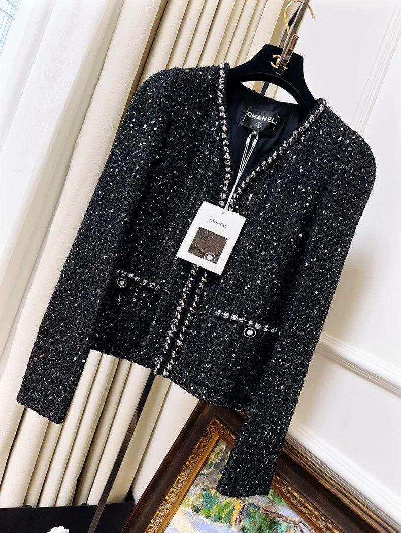 Chanel Chanel Black Star Embroidery Woven Jacket Size M / US 6-8 / IT 42-44 - 7 Thumbnail