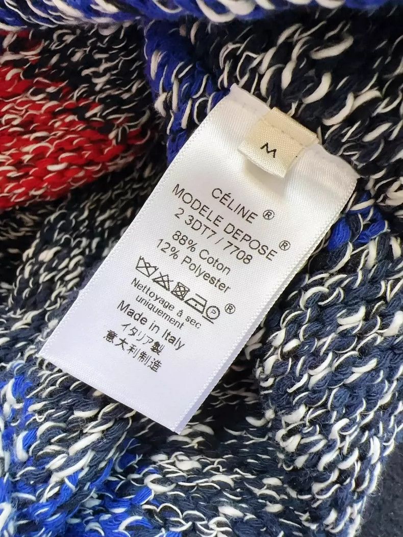 Celine Celine Colorful Geometric Knit Sweater Dress Size M / US 6-8 / IT 42-44 - 5 Thumbnail
