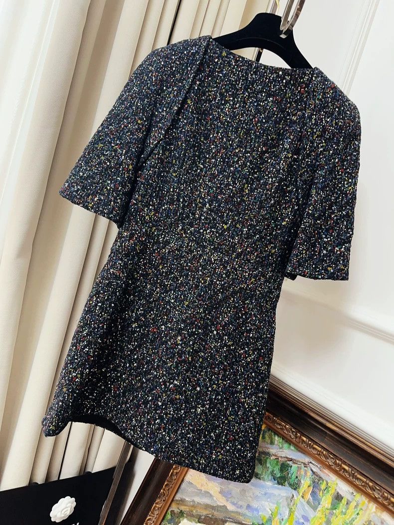 Chanel Chanel Dubai Collection Black Dress with Sparkles Size S / US 4 / IT 40 - 2 Thumbnail