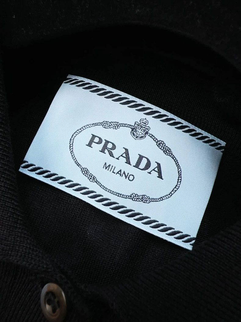 Prada Prada Black Pleated Polo Dress Size S / US 4 / IT 40 - 4 Thumbnail