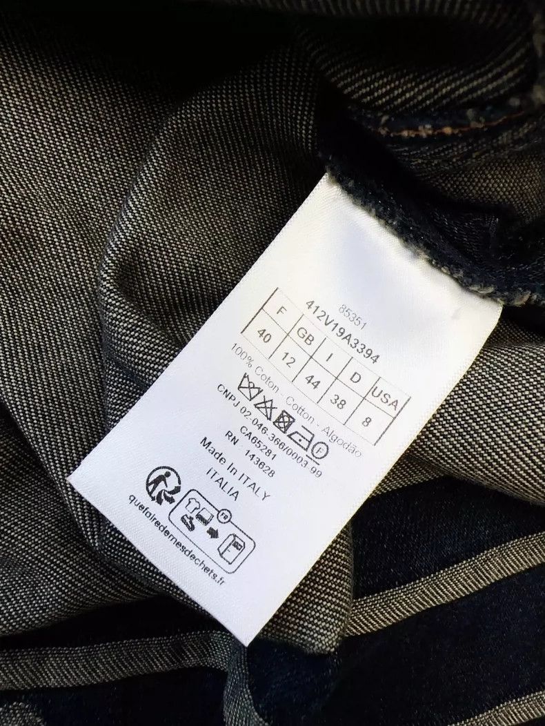 Dior Dior Deep Blue Denim Sleeveless Jacket Size L / US 10 / IT 46 - 5 Thumbnail