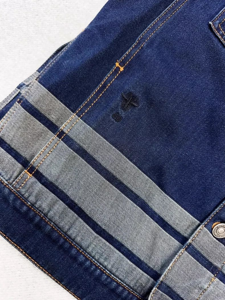 Dior Dior Deep Blue Denim Sleeveless Jacket Size L / US 10 / IT 46 - 3 Thumbnail
