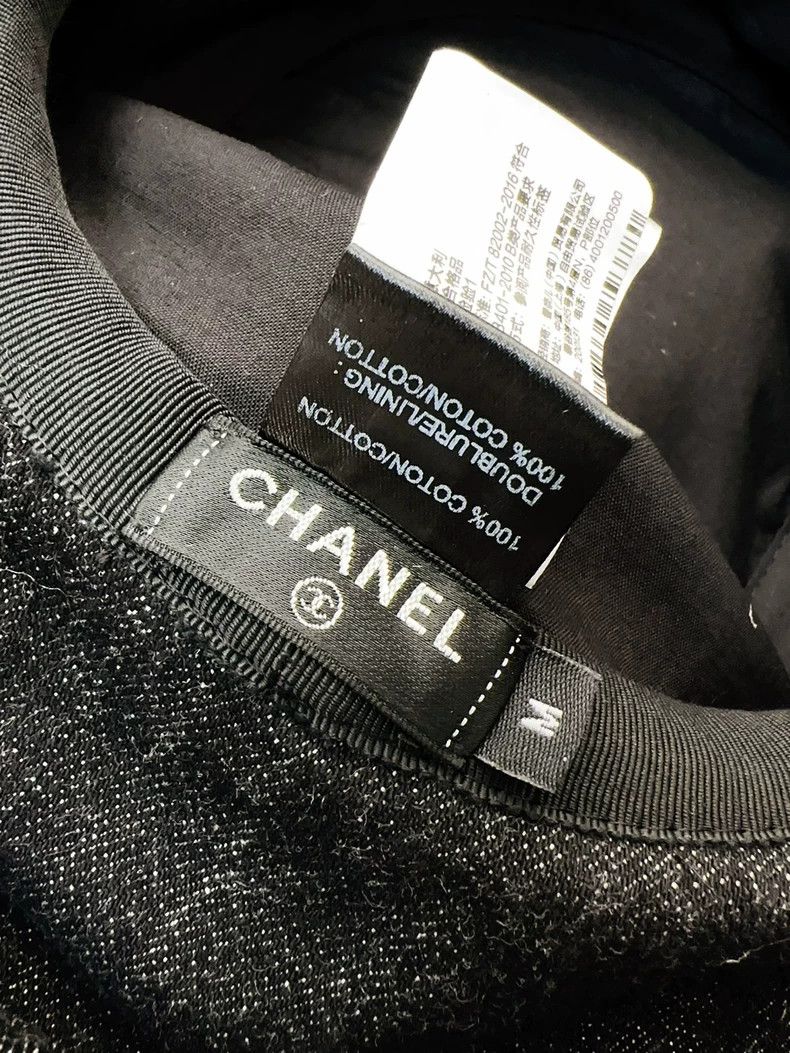 Chanel Chanel Black Logo Denim Fisherman Hat M Size Size ONE SIZE - 5 Thumbnail