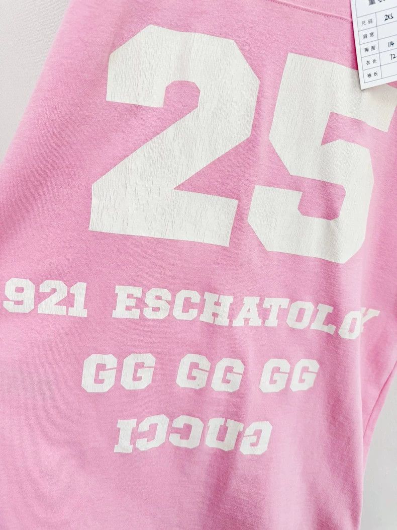 Gucci Gucci Short Sleeve Pink Top with Numbers Size XXS / US 00 / IT 34 - 3 Thumbnail