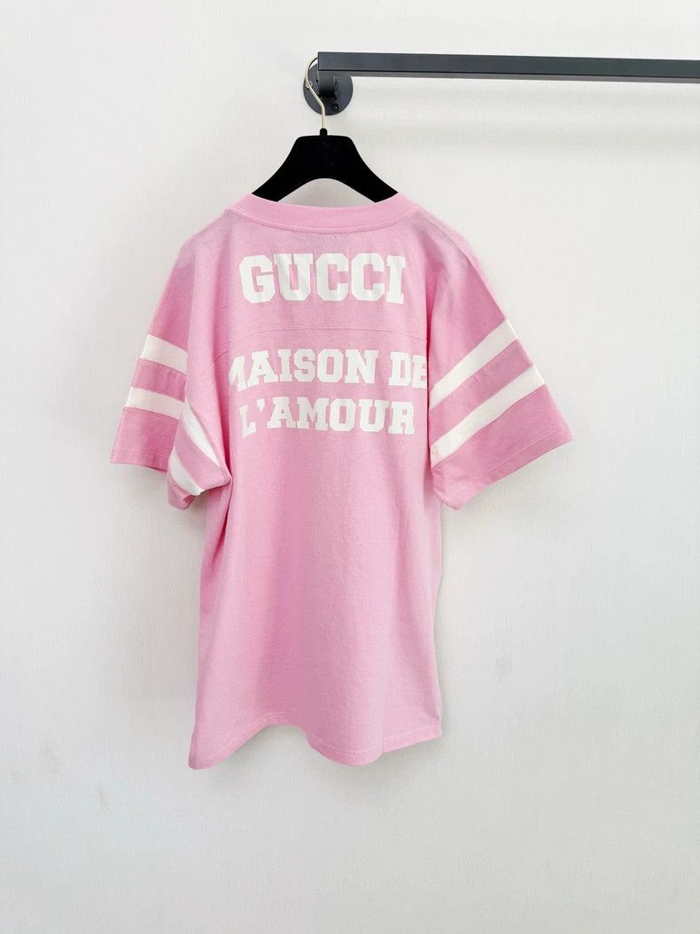 Gucci Gucci Short Sleeve Pink Top with Numbers Size XXS / US 00 / IT 34 - 6 Thumbnail
