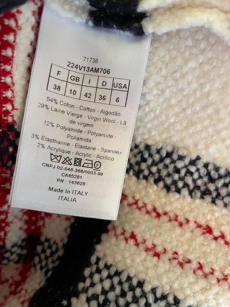 Dior New Dior Letter Checkered Short Jacket Size M / US 6-8 / IT 42-44 - 5 Thumbnail