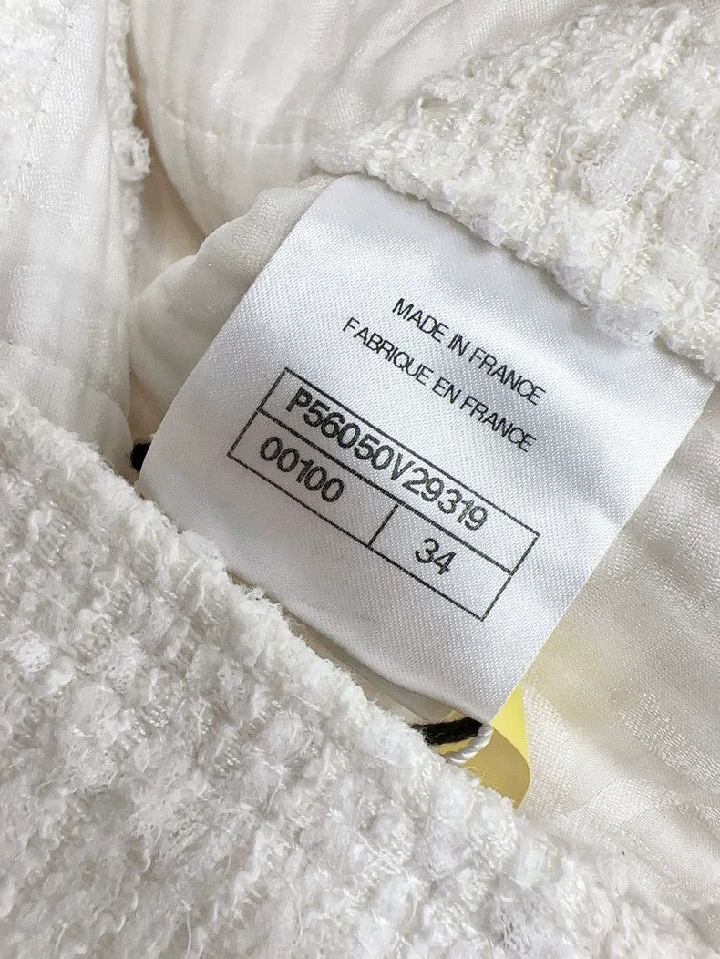 Chanel Chanel White Lion Button Collar Jacket Size S / US 4 / IT 40 - 5 Thumbnail