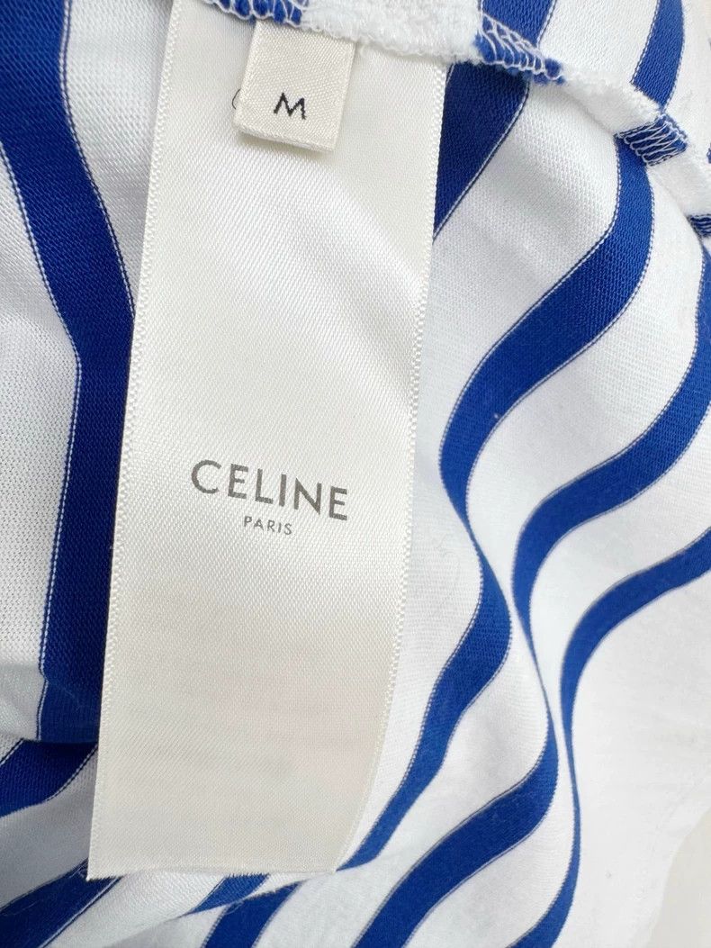 Celine Celine Striped Long Sleeve Top Size M Size M / US 6-8 / IT 42-44 - 4 Thumbnail