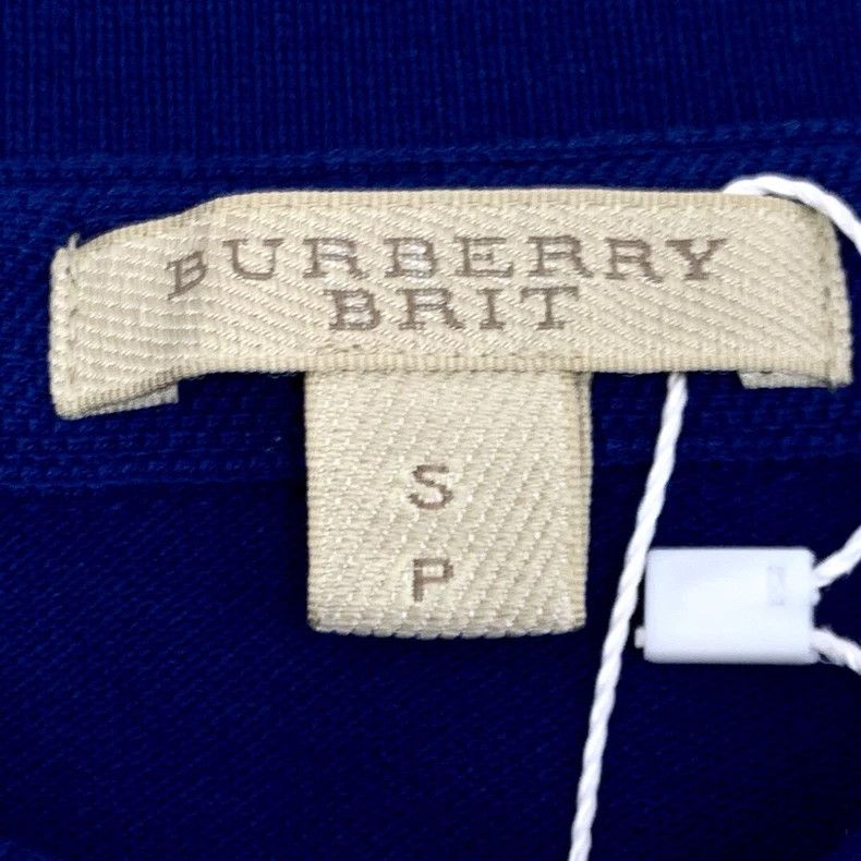 Burberry Burberry Blue Polo Shirt with Embroidery Size S / US 4 / IT 40 - 5 Thumbnail
