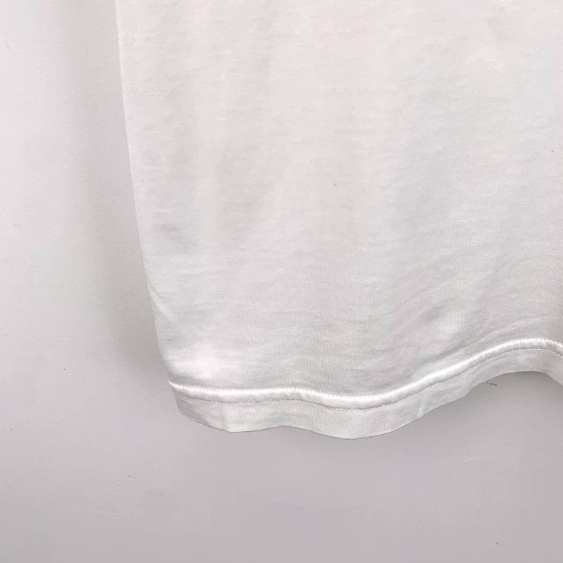 Burberry Burberry White Cotton Round Neck T-Shirt Size S / US 4 / IT 40 - 4 Thumbnail