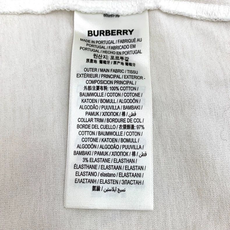 Burberry Burberry White Cotton Round Neck T-Shirt Size S / US 4 / IT 40 - 6 Thumbnail