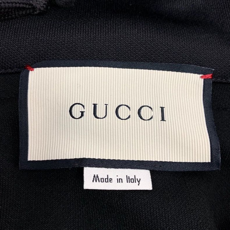Gucci Gucci Black Hooded Dress with Trim Detail Size M / US 6-8 / IT 42-44 - 6 Thumbnail