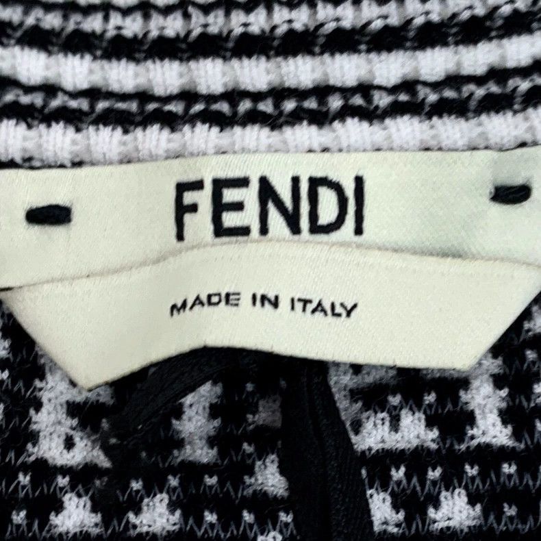 Fendi Fendi Color Logo Print Short Sleeve Knit Top Size S / US 4 / IT 40 - 5 Thumbnail