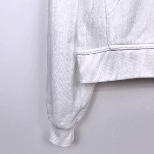 Burberry Burberry Logo Print White Hoodie Sweatshirt Size XS / US 0-2 / IT 36-38 - 4 Thumbnail