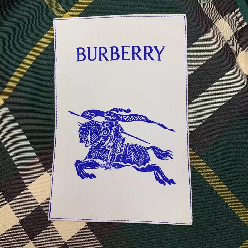 Burberry Burberry Green Plaid Hooded Jacket Size XS / US 0-2 / IT 36-38 - 5 Thumbnail