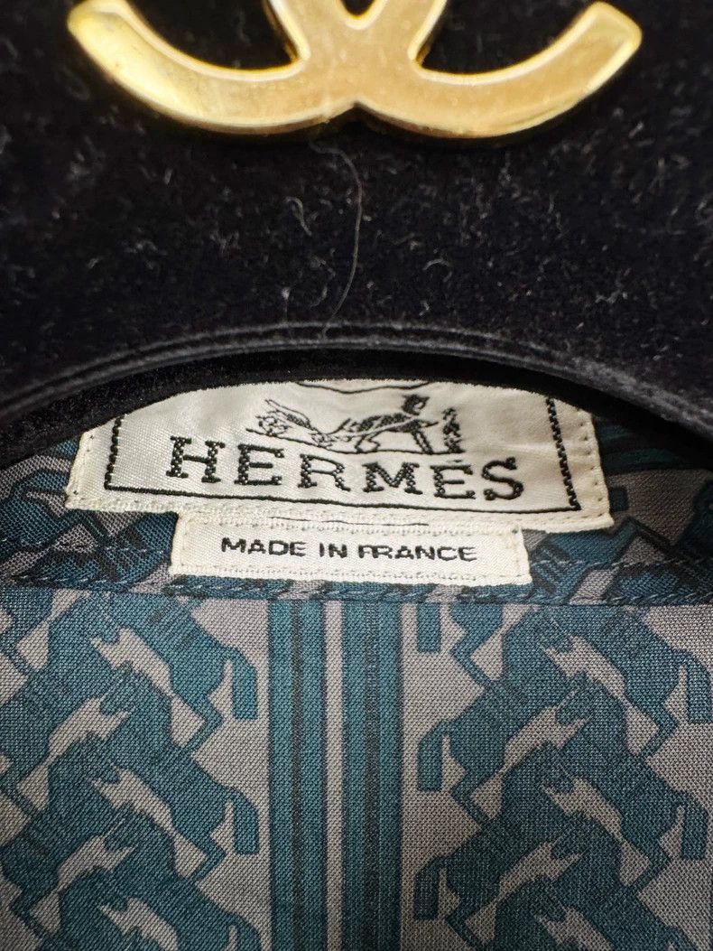 Hermes Hermes Men’s Shirt Size 39 Authentic Size ONE SIZE - 2 Thumbnail
