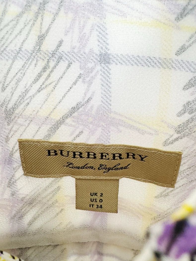 Burberry Burberry Silk Dress Size UK2 Size XS / US 0-2 / IT 36-38 - 3 Thumbnail