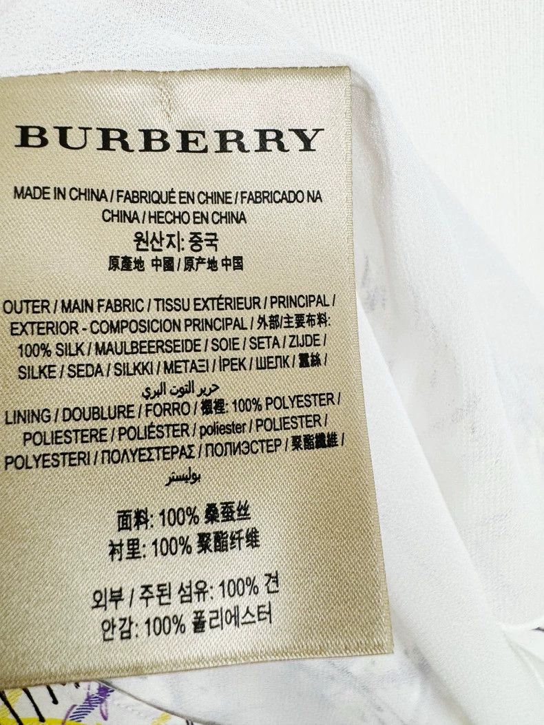 Burberry Burberry Silk Dress Size UK2 Size XS / US 0-2 / IT 36-38 - 4 Thumbnail