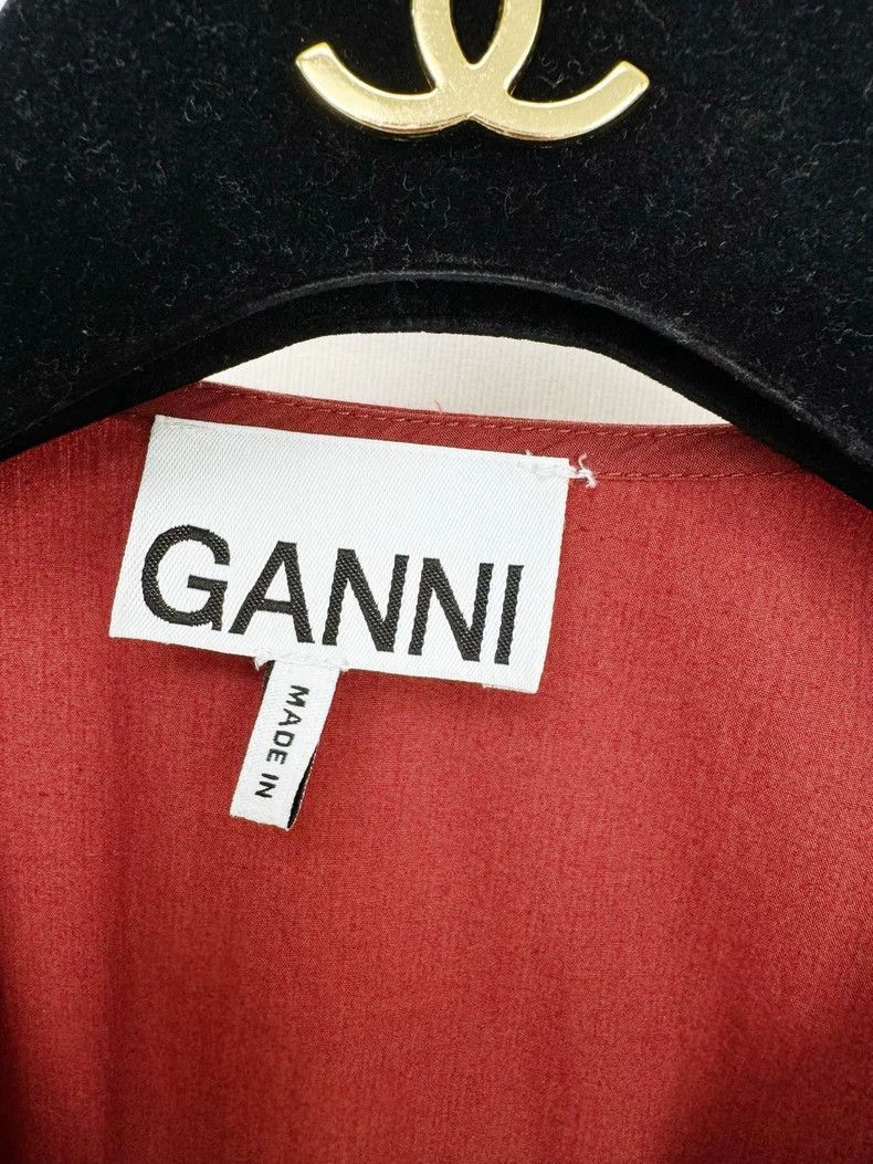Ganni Ganni Dress Red XS Size Size XS / US 0-2 / IT 36-38 - 2 Thumbnail