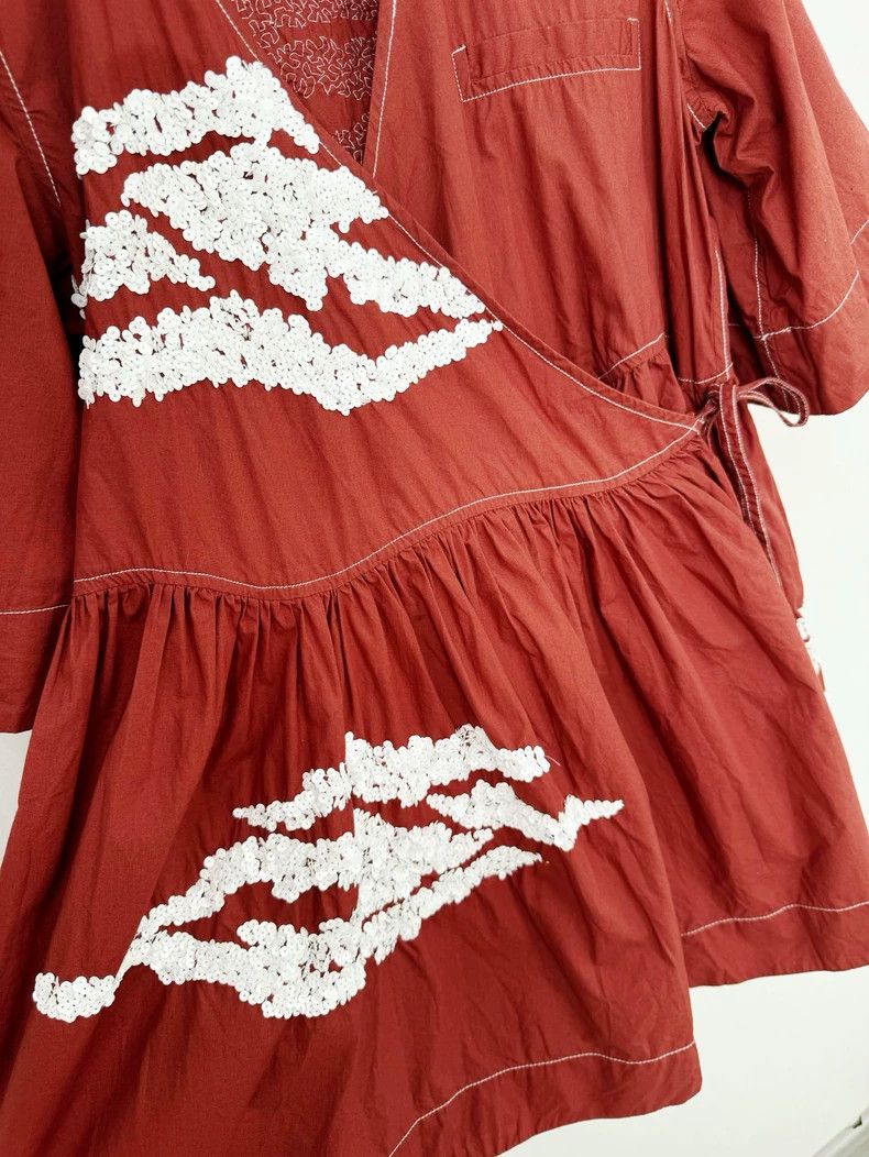 Ganni Ganni Dress Red XS Size Size XS / US 0-2 / IT 36-38 - 3 Thumbnail