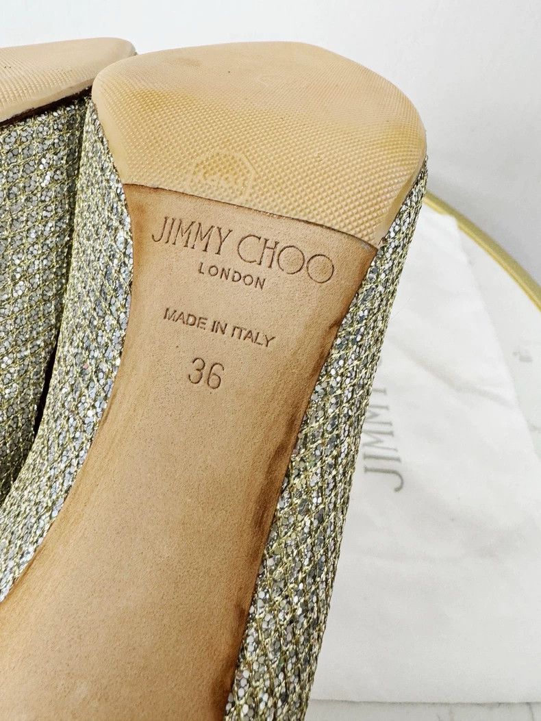 Jimmy Choo Jimmy Choo Sparkly Heels with Embellishments Size US 6 / IT 36 - 7 Thumbnail