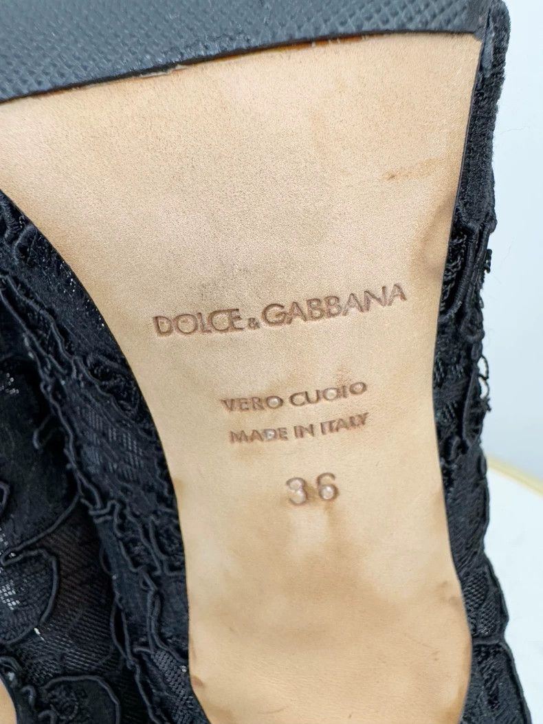 Dolce & Gabbana Dolce & Gabbana Lace High Heels Size 36 Size US 6 / IT 36 - 6 Thumbnail