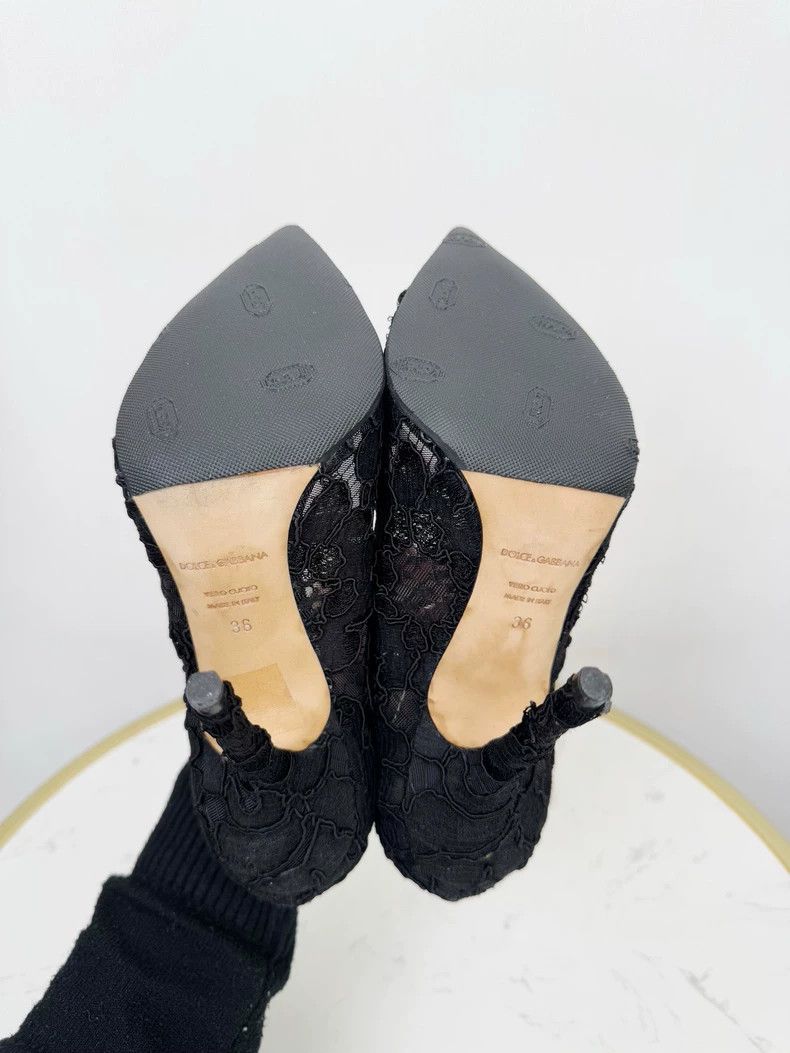 Dolce & Gabbana Dolce & Gabbana Lace High Heels Size 36 Size US 6 / IT 36 - 5 Thumbnail