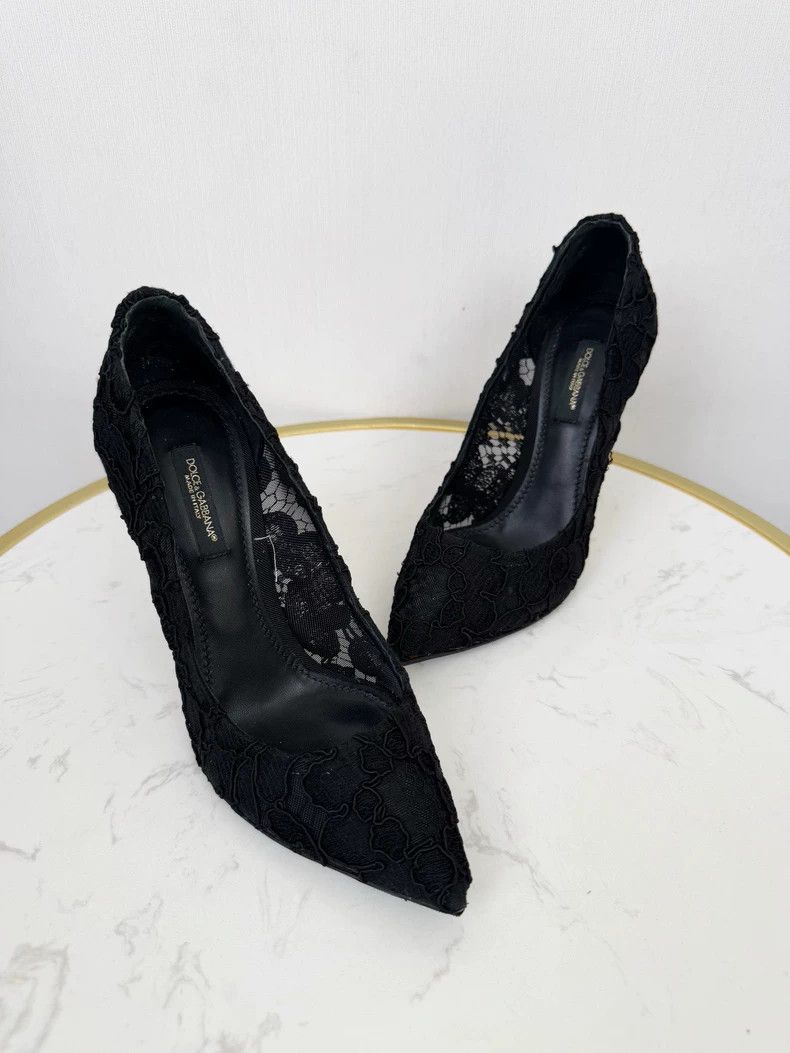 Dolce & Gabbana Dolce & Gabbana Lace High Heels Size 36 Size US 6 / IT 36 - 3 Thumbnail