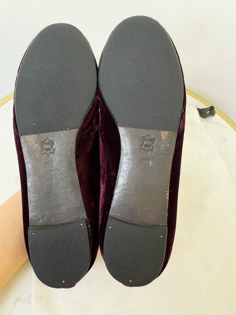 Tory Burch Tory Burch Embellished Velvet Slip-On Shoes Size US 6 / IT 36 - 4 Thumbnail