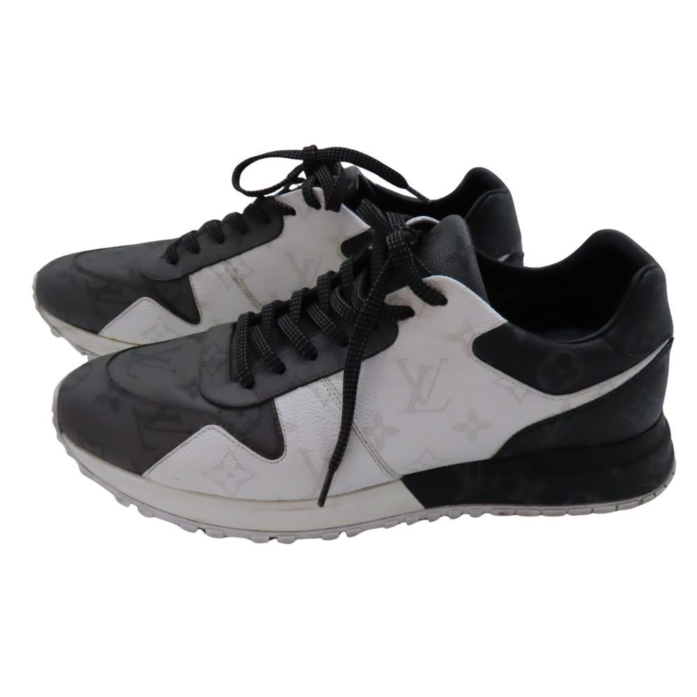 Louis Vuitton Louis Vuitton Louis Vuitton Run Away Line Monogram Sneakers Canvas Shoes 1A8UZL FA0271 DUTY FREE for USA Size ONE SIZE - 4 Thumbnail