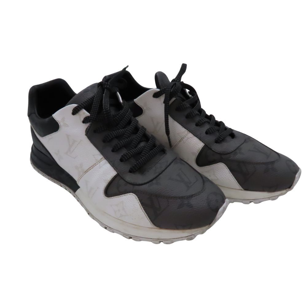 Louis Vuitton Louis Vuitton Louis Vuitton Run Away Line Monogram Sneakers Canvas Shoes 1A8UZL FA0271 DUTY FREE for USA Size ONE SIZE - 2 Thumbnail