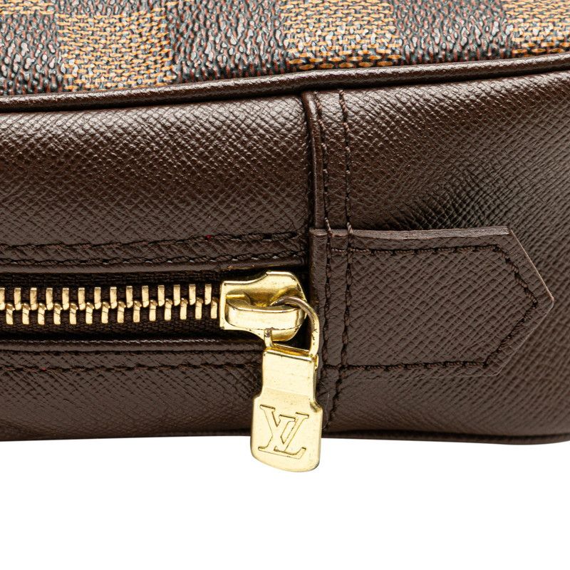 Louis Vuitton Louis Vuitton Louis Vuitton Toiletry Pouch 25 Damier Pouch Canvas Vanity Bag N47623 Size ONE SIZE - 10 Thumbnail