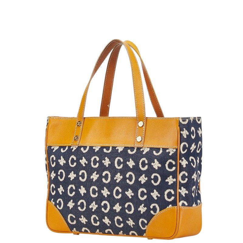 Celine Celine Celine C Macadam Denim Leather Handbag Denim Handbag DUTY FREE for USA Size ONE SIZE - 2 Thumbnail