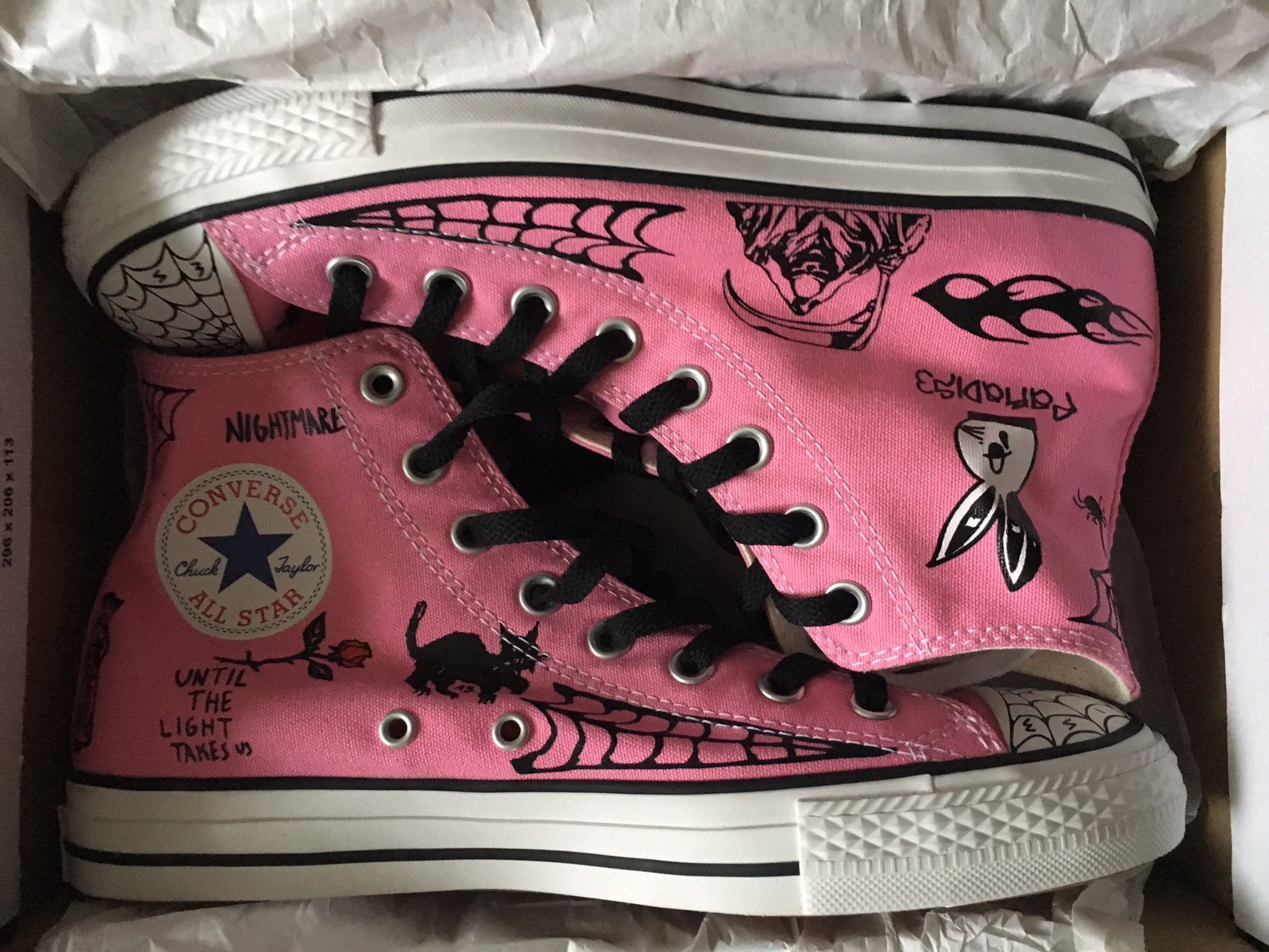Converse × Paradise converse CTAS pro hi Sean Pablo paradis3 pink