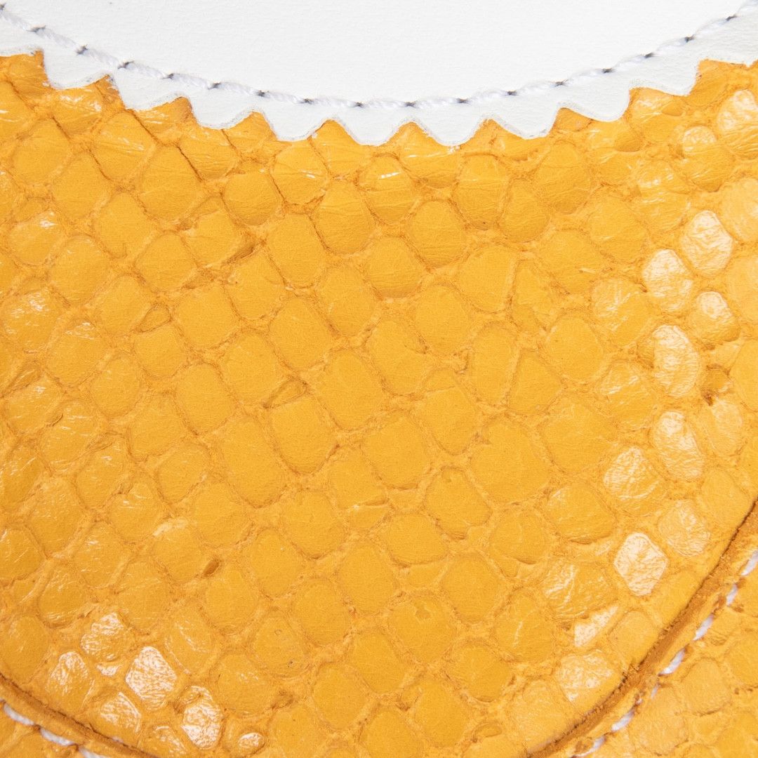 Giuseppe Zanotti Yellow Leather Urchin Trainers Size US 8.5 / IT 38.5 - 5 Thumbnail