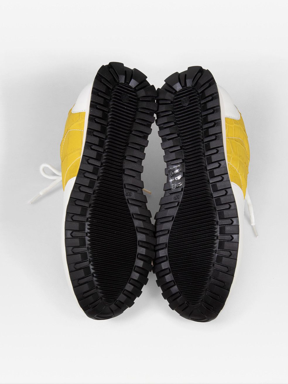 Giuseppe Zanotti Yellow Leather Jimi Running Trainers Size US 9.5 / IT 39.5 - 4 Thumbnail