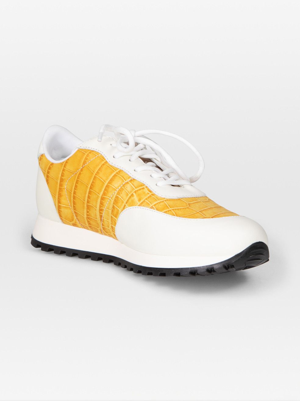 Giuseppe Zanotti Mustard Leather Jimi Running Trainers Size US 9 / IT 39 - 2 Thumbnail