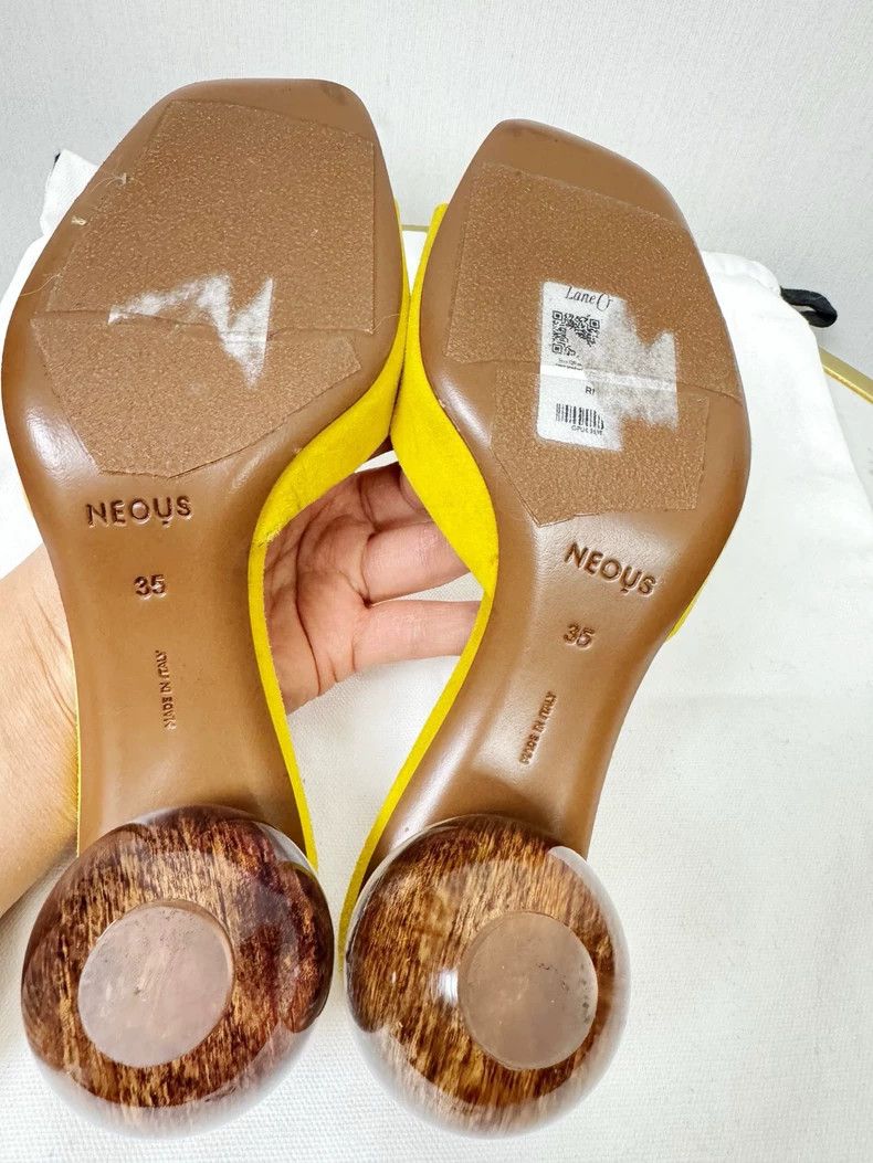 NEOUS Neous Yellow Slip-On Sandals Size 35 Size US 5 / IT 35 - 5 Thumbnail
