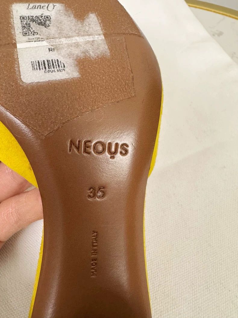 NEOUS Neous Yellow Slip-On Sandals Size 35 Size US 5 / IT 35 - 6 Thumbnail