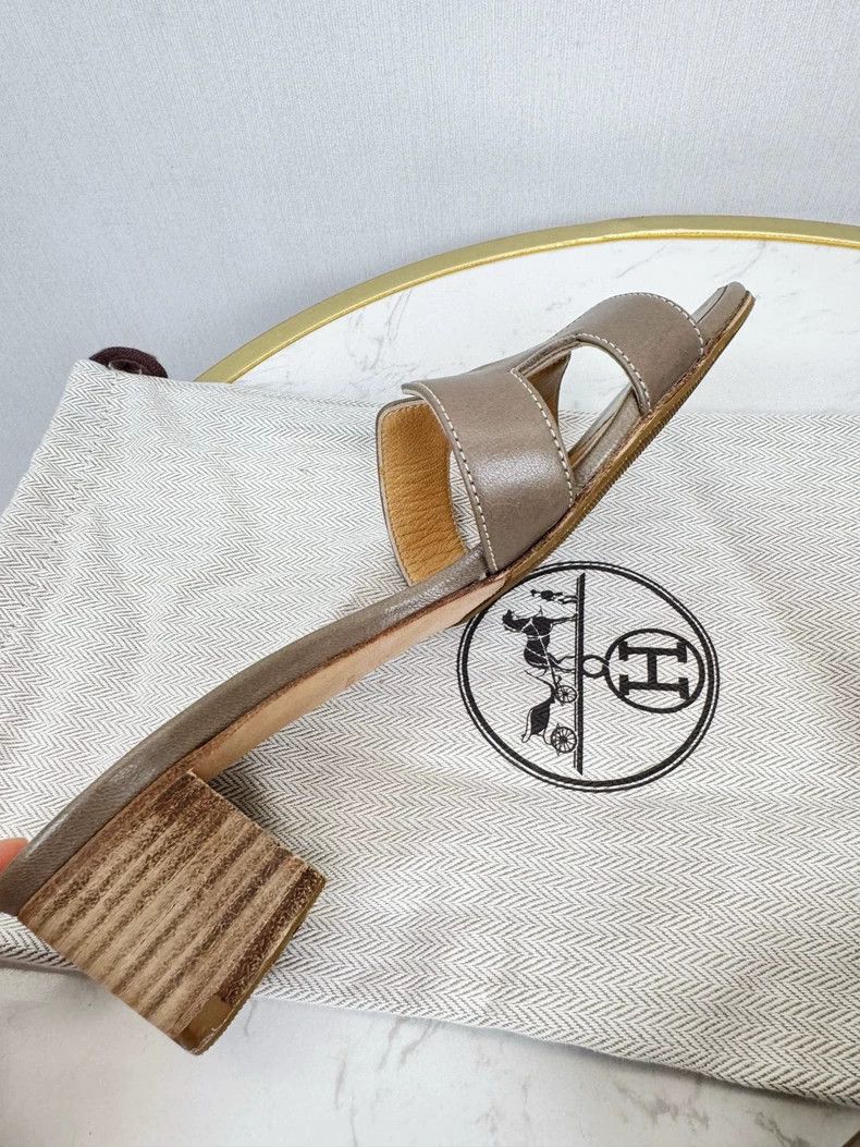 Hermes Hermes Chunky Heel Sandals Size 35 Size US 5 / IT 35 - 4 Thumbnail